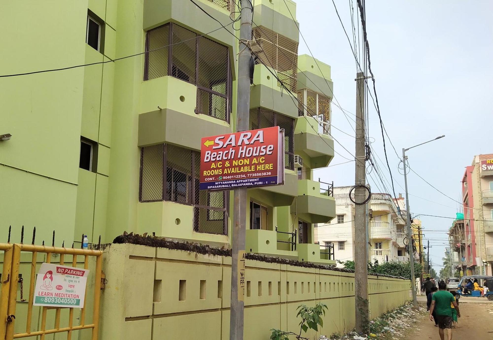 Sara Beach House Puri Exterior photo